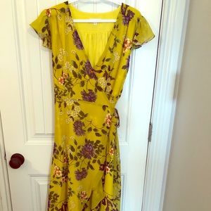 Eva Mendes wrap dress